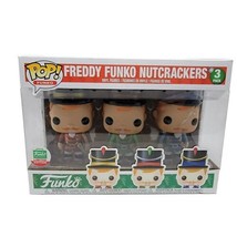Funko Pop Freddy Funko Nutcrackers 3 Pack Shop Exclusive Vinyl Figures - £53.20 GBP