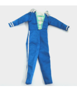 Genuine Barbie Doll Blue Jumpsuit Band Uniform w Shoulder Epaulets Scarc... - $6.57