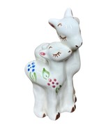 Vintage Block Pottery California Ceramic Doe With Fawn Deer Planter Vase... - $24.74