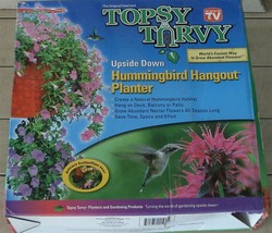 Topsy Turvy Upside Down Himmingbird Hangout Planter NEW IN PACKAGE - $14.84