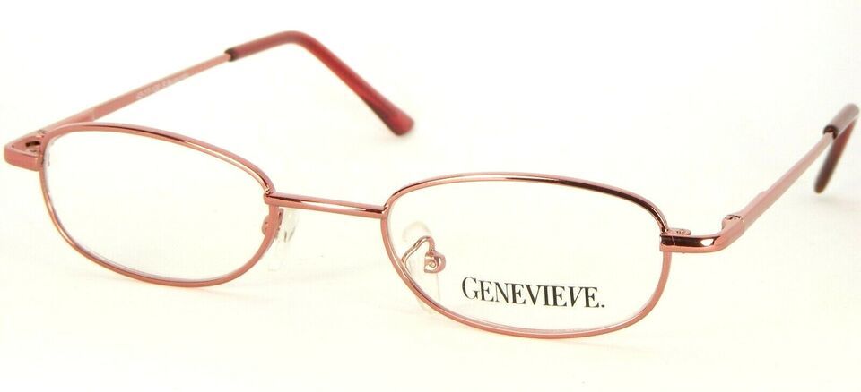 NEW Genevieve Irina S. Satin Burgundy EYEGLASSES GLASSES METAL FRAME 43-... - $9.90