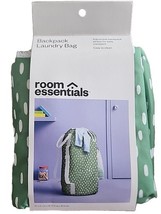 ROOM ESSENTIALS ~ Backpack Laundry Bag ~ Adjustable Straps ~ PEBBLE DOT ... - $25.00
