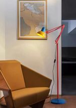 Memphis Retro Tall Metal Floor Lamp Full Spectrum LED Light - $173.08
