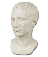Julius Caesar bust Roman Dictator sculpture  Museum Replica Reproduction - $11,153.54 MXN