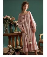 White Cotton Vintage Victorian Nightgown, Edwardian Nightgown For women,... - £121.36 GBP