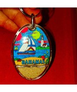 Vintage Bahamas keychain with sand inside from the Bahama Beach - $18.99 CAD
