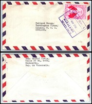 1958 Venezuela Cover -Maracaibo To London, England / Great Britain, Air Mail C13 - £2.32 GBP