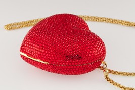 Kathrine Baumann Red Heart Crystal Purse LE #210/500 w/ Original Suede P... - £1,424.42 GBP