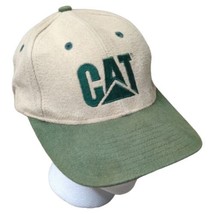 Tonkin CAT Caterpillar Engines Power Of Champions Hat Cap Beige Green Sn... - £9.32 GBP