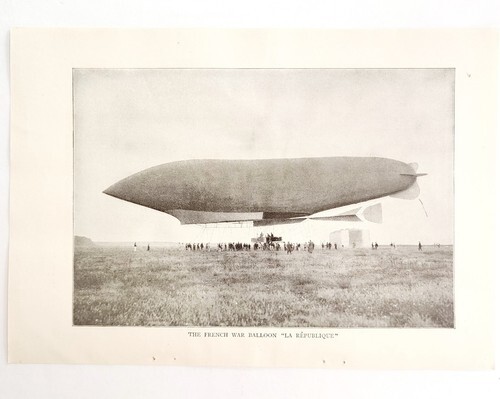 La Republique French Airship War Blimp 1908 Historical Military Aviation DWNN26 Item image 2