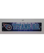 Rico Industries NFL Tennessee Titans 16&quot; Plastic Street Sign Decor - $181.34 MXN