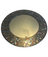Curio Crafts India Handcrafted Mosaic Mirror Framed Glass 20" Round - $158.39