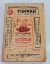 Vintage The Pocket List of Railroad Officials No 124 4th Quarter 1925 Bo... - $24.18