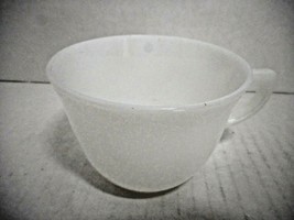 FIRE KING Oven Ware Milk Glass Mug Coffee Cup D Handle 8 oz Made in USA ... - £11.18 GBP