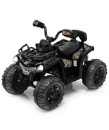 12V Kids Ride On ATV 4 Wheeler with MP3 and Headlights-Black - Color: Black - €235,40 EUR