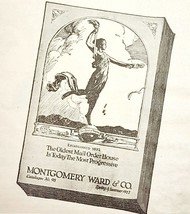 1923 Montgomery Ward Spring Catalogue Advertisement Ephemera 5.5 x 4.5&quot; - $19.99