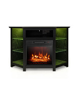 Fireplace Corner TV Stand with LED Lights and Smart APP Control for 50 I... - $536.12 CAD