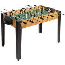 Costway 48&quot; Home Competition Sized Wooden Soccer Foosball Table Adults K... - £143.89 GBP