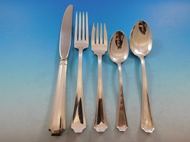Fairfax by Gorham Sterling Silver Flatware Set for 8 Service 45 Pcs Place Size - £2,364.68 GBP