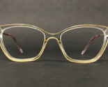 bebe Eyeglasses Frames BB5203 204 TAUPE CRYSTAL Clear Brown Gold 52-17-135 - $65.23