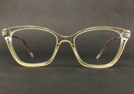 bebe Eyeglasses Frames BB5203 204 TAUPE CRYSTAL Clear Brown Gold 52-17-135 - $65.23