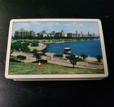 Vtg Lake Michigan City Of Chicago 54 Playing Cards - Unique B&amp;W Photos on face!  - £12.88 GBP