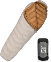 Mountaintop Down Fill Sleeping Bag For Adults Ultralight Backpacking Sleeping - £133.09 GBP