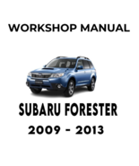 SUBARU FORESTER 2009 - 2013 SERVICE REPAIR WORKSHOP MANUAL - €6,07 EUR