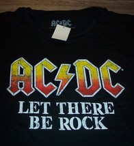 Vintage Style Acdc Let There Be Rock Band T-Shirt Big &amp; Tall 3XLT 3XL New w/ Tag - £19.77 GBP