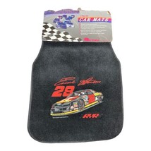 Ernie Irvan Mat World Vintage NASCAR Carpet Universal Car Floor Mat 2pc Set - £23.91 GBP