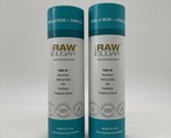 2 Pack - Raw Sugar Deodorant Vanilla Bean + Charcoal, 2 oz each - $26.59