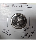 HOBO Yellow Rose Of Texas Lone Star State From REAL WWII Silver Nickel S... - $280.61 MXN