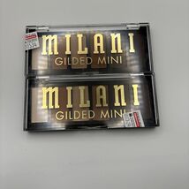2 pack Milani Gilded Mini Eyeshadow Palette Matte Shimmer Hues-Whiskey B... - $16.73