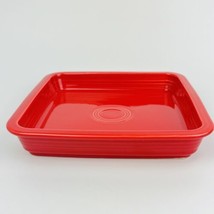 Fiestaware Napkin Holder/Utility Tray Fiesta Scarlet Red Retired EXTREMELY RARE! - £232.72 GBP