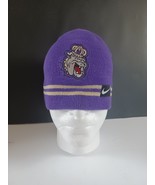 Nike James Madison JMU Dukes Beanie Adult One Size Fits Most Purple Embr... - £9.69 GBP