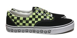 Vans Mens Era BMX Checkerboard Canvas Skate Shoes Black Sharp Green Size M13 - £27.61 GBP