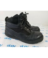 Thorogood Black Leather Men&#39;s Work Hiking Combat Boots Size 10 - £64.33 GBP