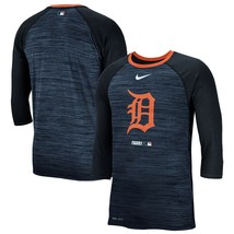 Detroit Tigers Mens Nike Velocity 3/4 Sleeve Raglan T-Shirt - XL &amp; Large - NWT - £21.33 GBP