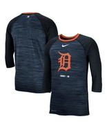 Detroit Tigers Mens Nike Velocity 3/4 Sleeve Raglan T-Shirt - XL &amp; Large... - £22.29 GBP