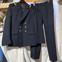 Genuine Vintage German Naval Officer&#39;s Uniform Jacket and Pants - £99.21 GBP
