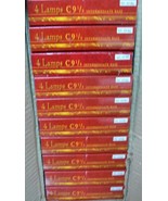 Christmas/Party LightBulbs Lot 40 C9 1/4 Transparent Green Incandescent ... - $19.59