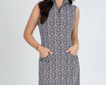 NWT IBKUL LESLIE Black &amp; White Sleeveless Mock Golf Tennis Dress - XS &amp; ... - $54.99