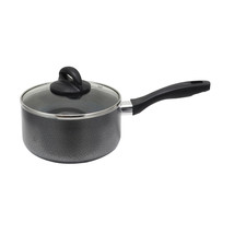 Oster Clairborne 2.5 Quart Aluminum Sauce Pan with Lid in Charcoal Grey - £40.03 GBP