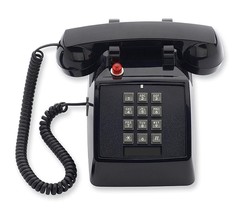 Scitec 2510D MW Desk Phone with Double Gong Ringer, Black - $87.49