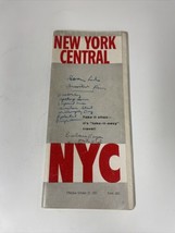 New York Central Passenger Timetable | 1957 - $9.85