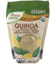 Simply Nature Organic Non-GMO Quinoa 16oz  1 Pound USDA Organic  - £9.77 GBP