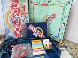 Parker Brothers 1995 Deluxe Ed Monopoly Board Game Complete W/GOLD Tokens - £7.08 GBP