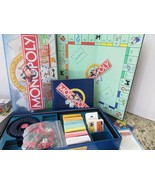 PARKER BROTHERS 1995 DELUXE ED MONOPOLY BOARD GAME COMPLETE W/GOLD TOKENS - $12.15 CAD