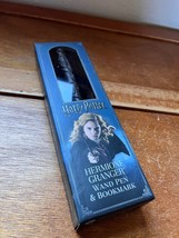 Warner Bros Harry Potter Hermione Granger Wand Pen &amp; Bookmark in Origina... - £8.87 GBP