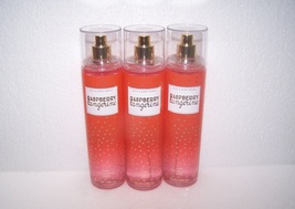 Bath &amp; Body Works Raspberry Tangerine Fine Fragrance Mist 8 oz Lot of 3 New - £41.81 GBP